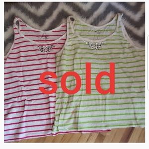 Set of 2 tank tops